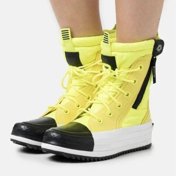 WOMEN'S Converse Chuck Taylor All Star MC WR Boot High Lemon Venom - Picture 3 of 14